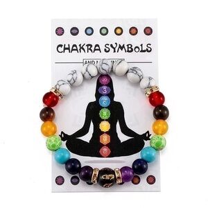 Chakras beaded bracelet